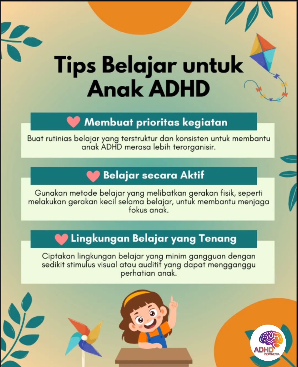 Strategi Belajar yang Cocok untuk Anak ADHD di Kota Tanjung Balai
